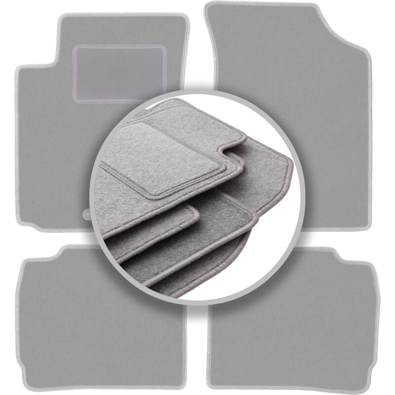 foto del prodotto tappetini grigi per auto kia cerato hatchback, berlina 2004 2008 