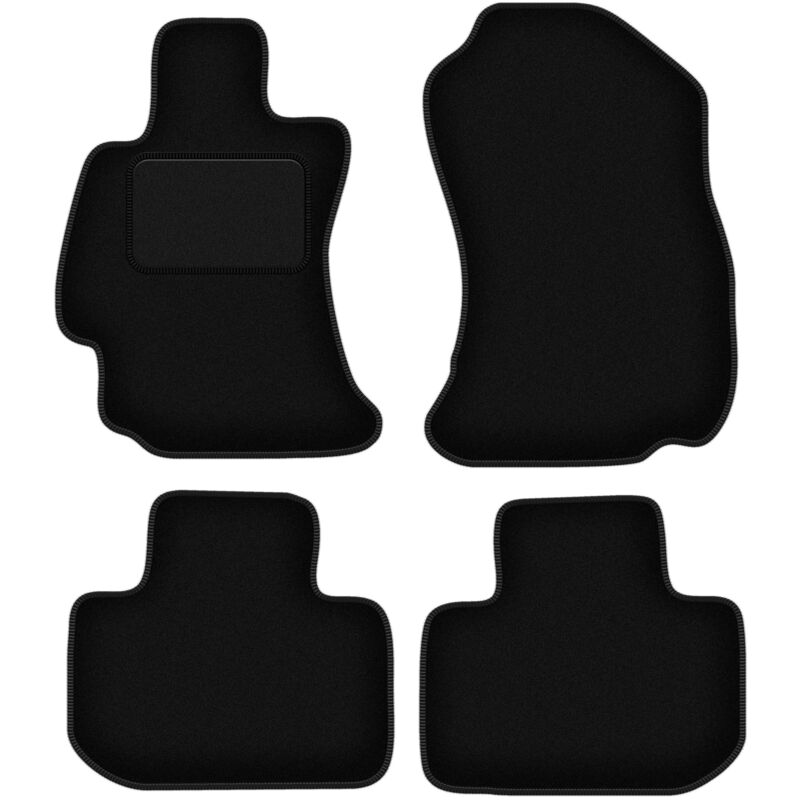 foto del prodotto tappetini in velluto nero per subaru outback berlina, station wagon 2009 