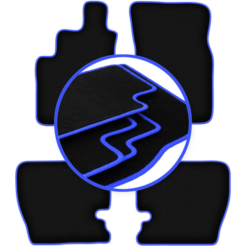 foto del prodotto tappetini auto carlux blue per daewoo musso suv 1993 2005 