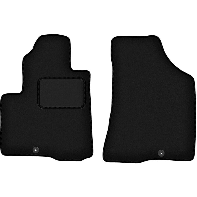 foto del prodotto tappetini anteriori neri per hyundai santafe ii 7 posti 2006 2012 