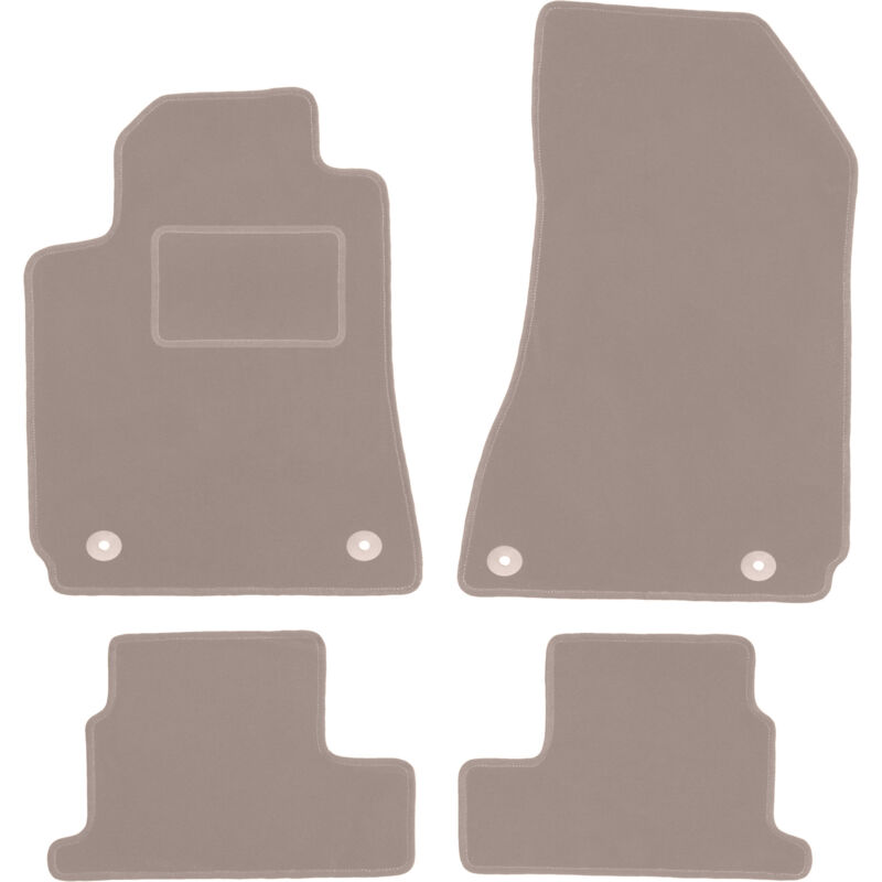 foto del prodotto tappetini in velluto beige per alfa romeo brera coup 2005 2010 