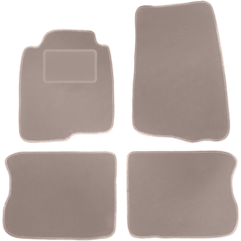 foto del prodotto tappetini in velluto beige per volvo 240 260 station wagon, berlina 1974 1993 
