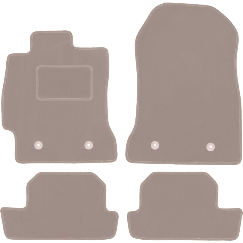 foto del prodotto tappetini in velluto beige per subaru brz coup 2011 