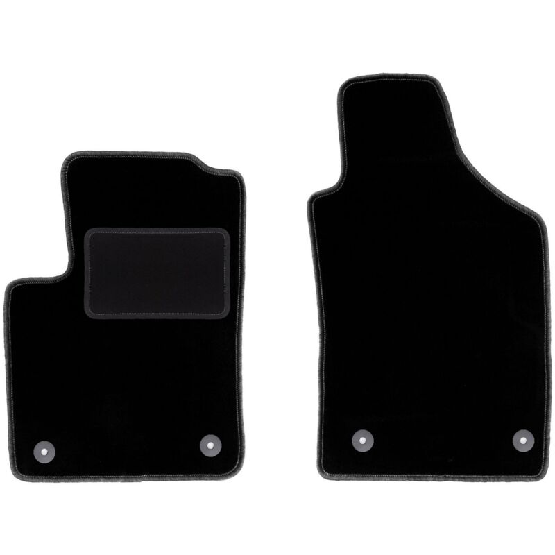 foto del prodotto tappetini anteriori neri per fiat 500 fl hatchback 2013 2019 