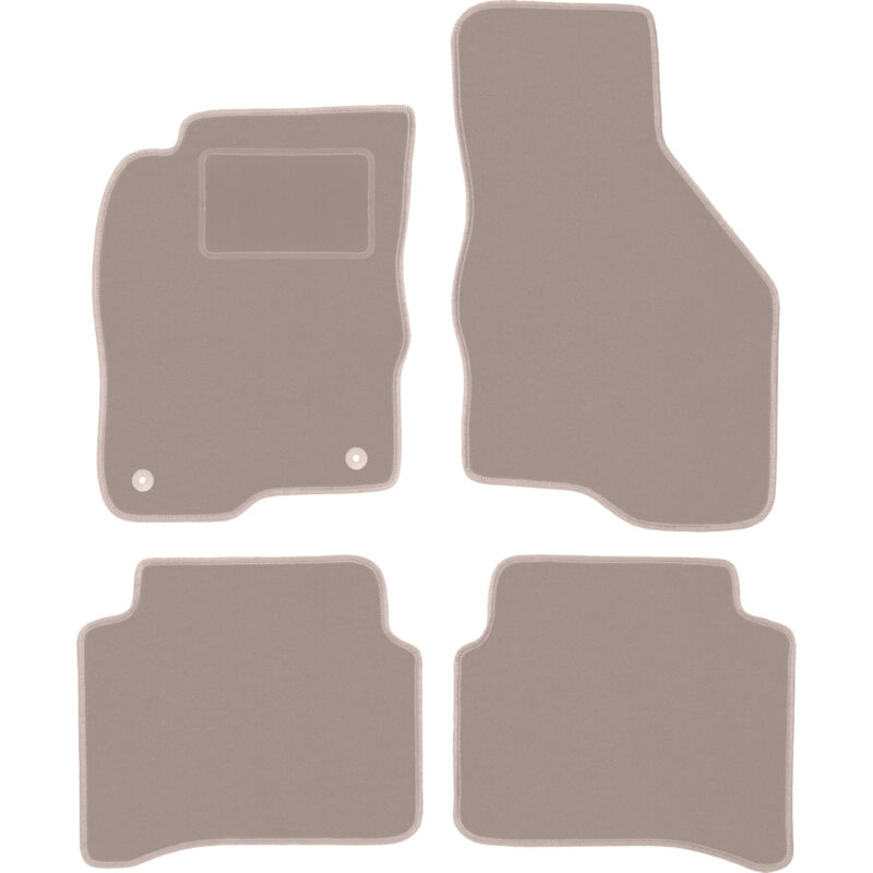foto del prodotto tappetini in velluto beige per mitsubishi galant viii station wagon, berlina 1996 2007 