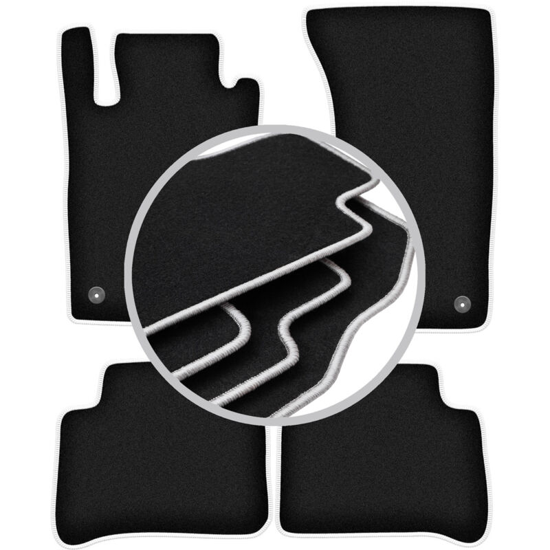 foto del prodotto tappetini auto carlux silver per mercedes w211 4matic berlina, station wagon 2003 2009 