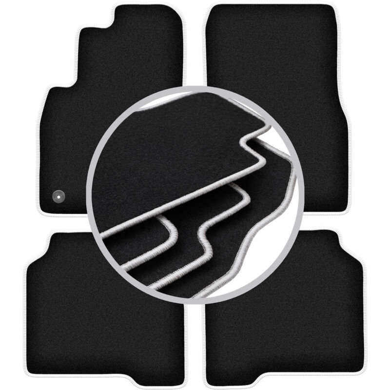 foto del prodotto tappetini auto carlux silver per hyundai terracan suv 2001 2006 