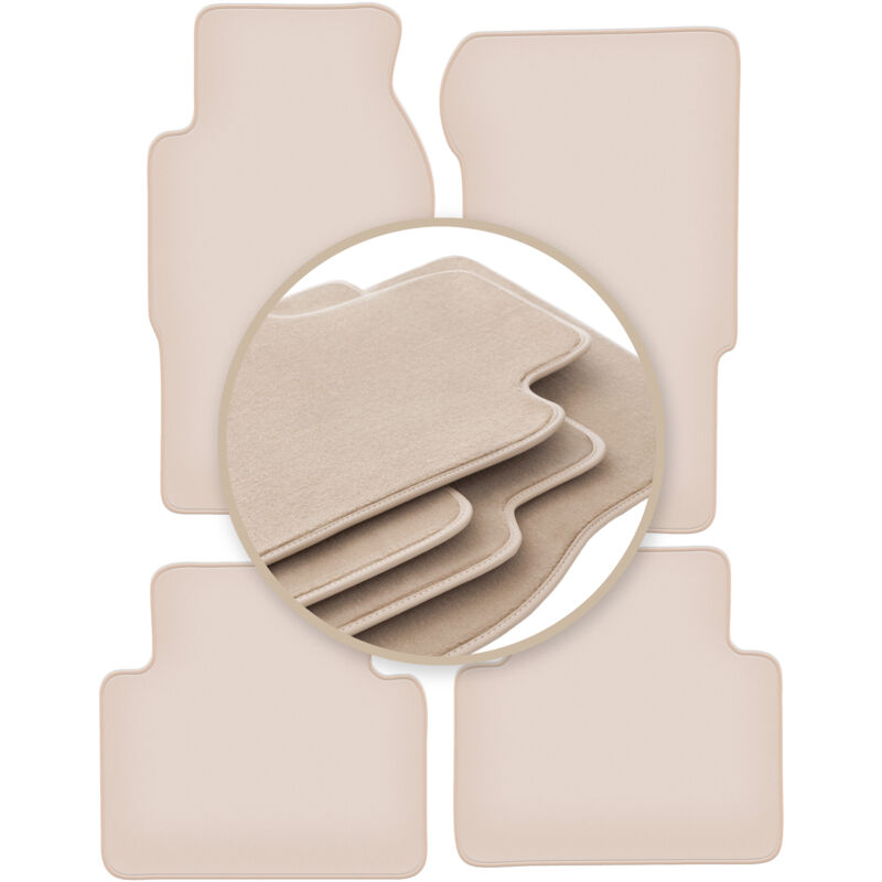 foto del prodotto tappetini beige premium per nissan patrol y61 gu gr off road 1998 2004