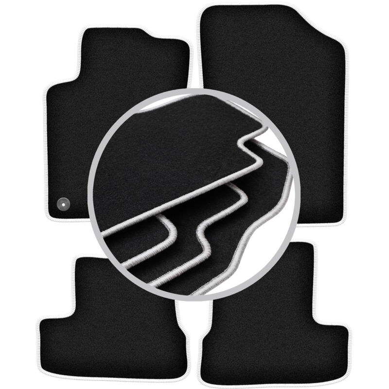 foto del prodotto tappetini auto carlux silver per peugeot 207cc coup , cabrio 2006 2012 