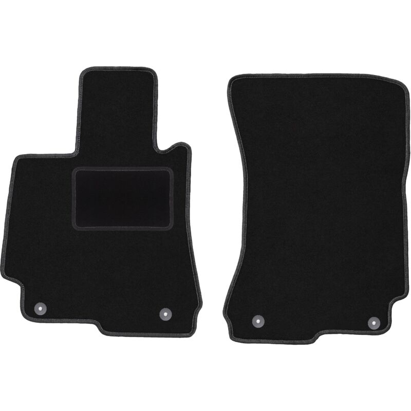 foto del prodotto tappetini anteriori neri per mercedes w221 classe s berlina corta 2005 2013 