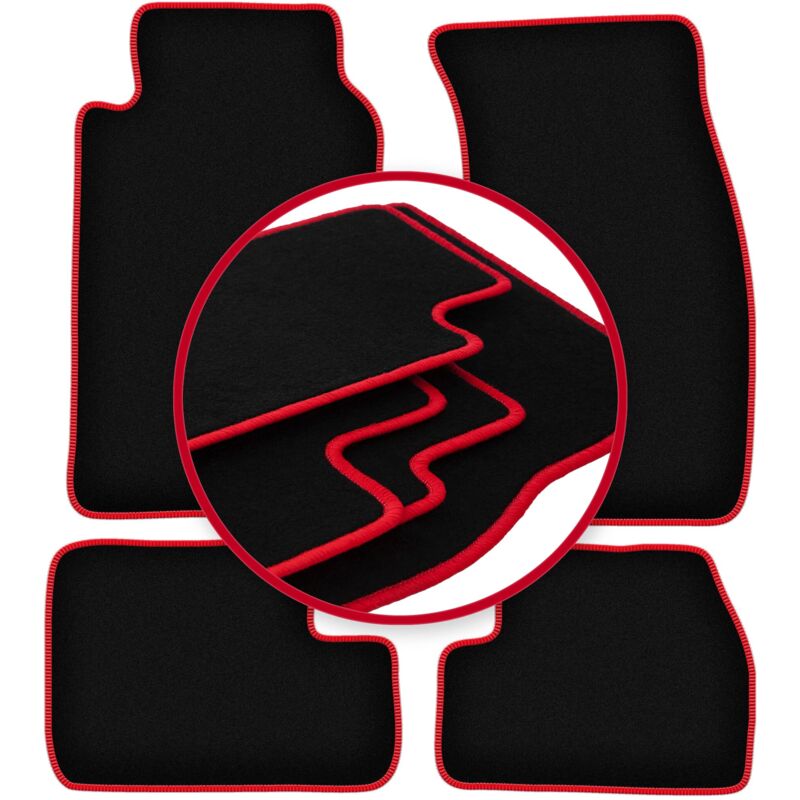 foto del prodotto tappetini auto carlux red per nissan 200sx coup 1988 2003 