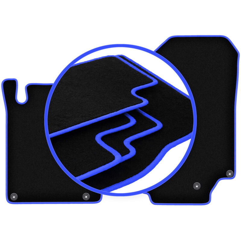 foto del prodotto tappetini auto carlux blue per mercedes sl r129 500 sl 1989 2001 