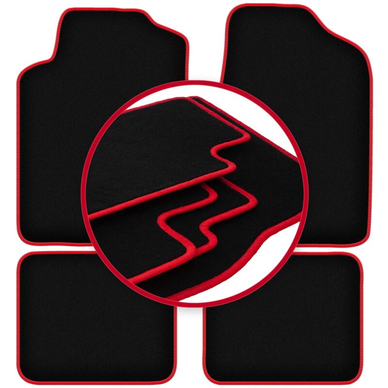 foto del prodotto tappetini auto carlux red per dodge stratus berlina 1995 2001 