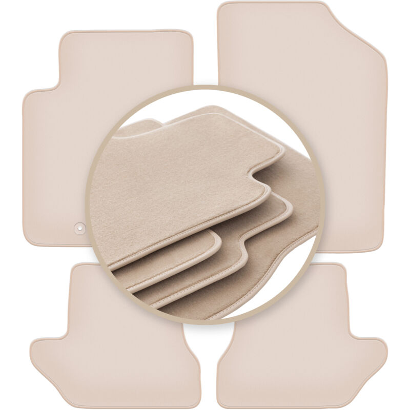 foto del prodotto tappetini premium beige per citroen c3 pluriel cabrio 2003 2010