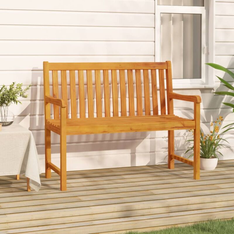 foto del prodotto vidaxl panchina da giardino 110 cm in legno massello d acacia