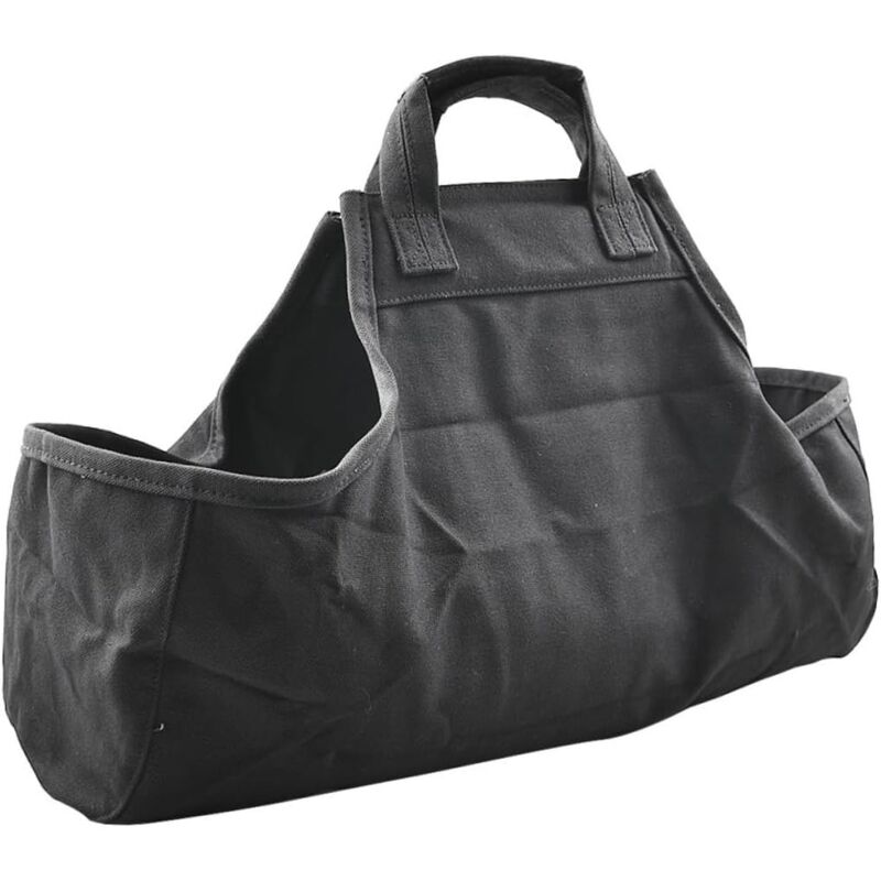foto del prodotto bebusingoto borsa per il trasporto della legna da ardere da campeggio, borsa per il trasporto della legna da ardere per barbecue all aperto, grande