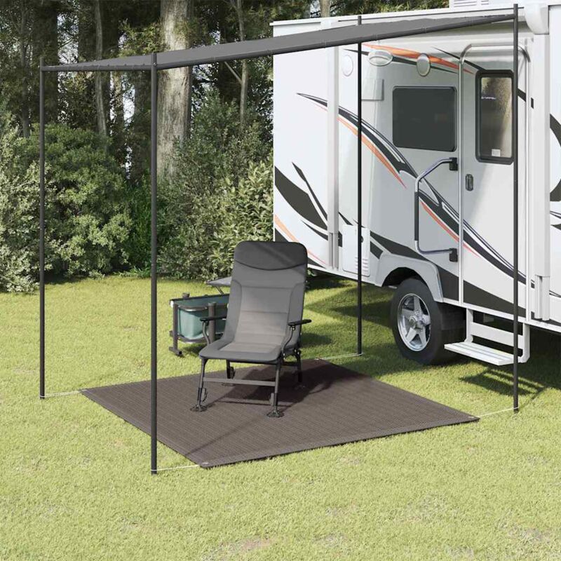 foto del prodotto furniture limited tappetino per tenda 250x250 cm antracite in