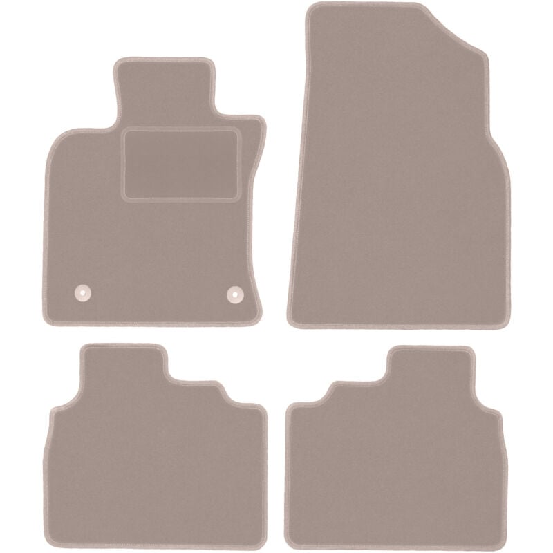 foto del prodotto tappetini in velluto beige per toyota camry ix berlina 2017 
