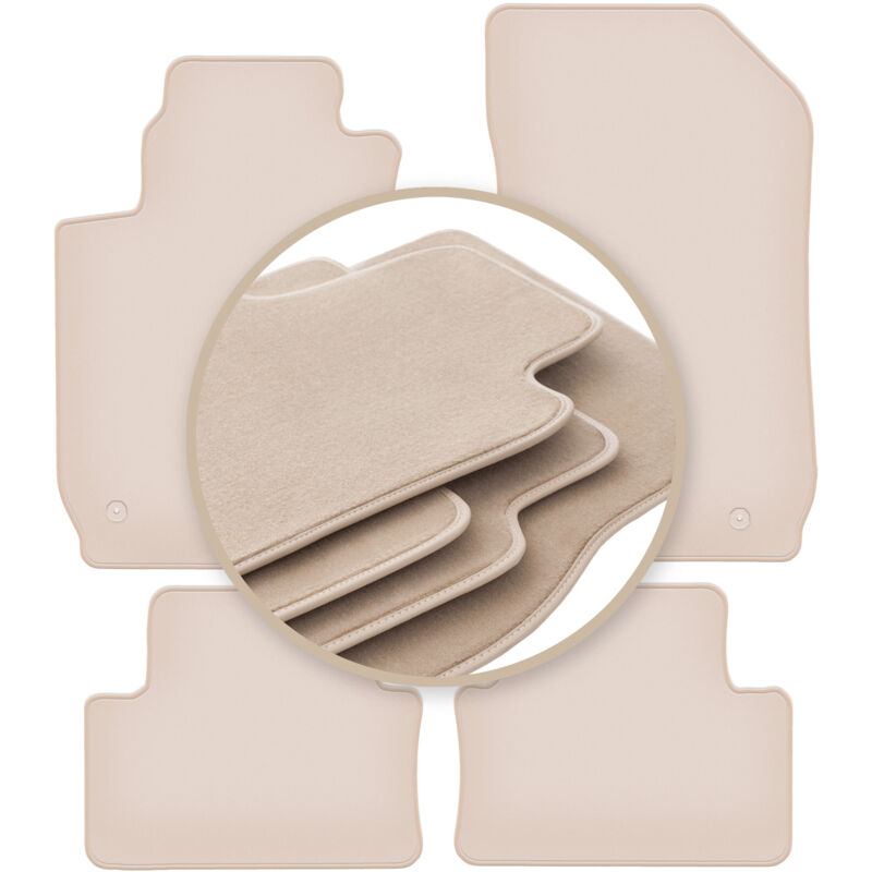 foto del prodotto tappetini premium beige per alfa romeo 159 berlina, station wagon, station wagon, sportwagon 2006 2011