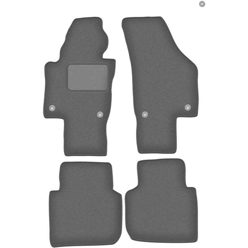 foto del prodotto tappetini auto graphite per volkswagen passat b6 b7 usa berlina, station wagon 2005 2014 