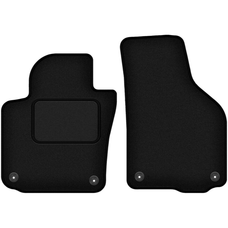 foto del prodotto tappetini anteriori neri per volkswagen golf vi cabrio 2011 2016 