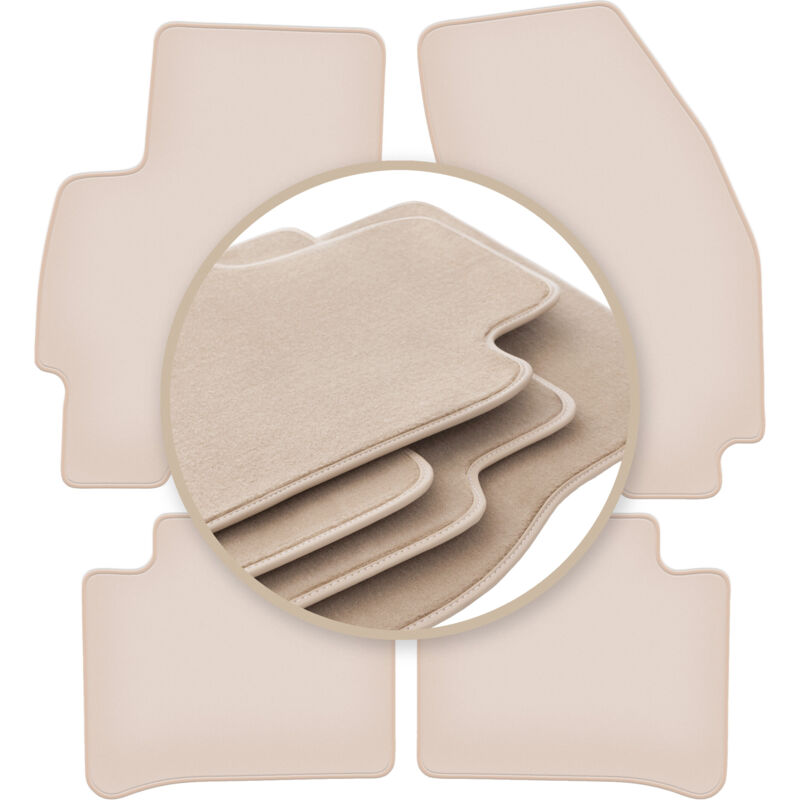 foto del prodotto tappetini premium beige per ford mondeo mk3 station wagon, liftback, berlina 2001 2007
