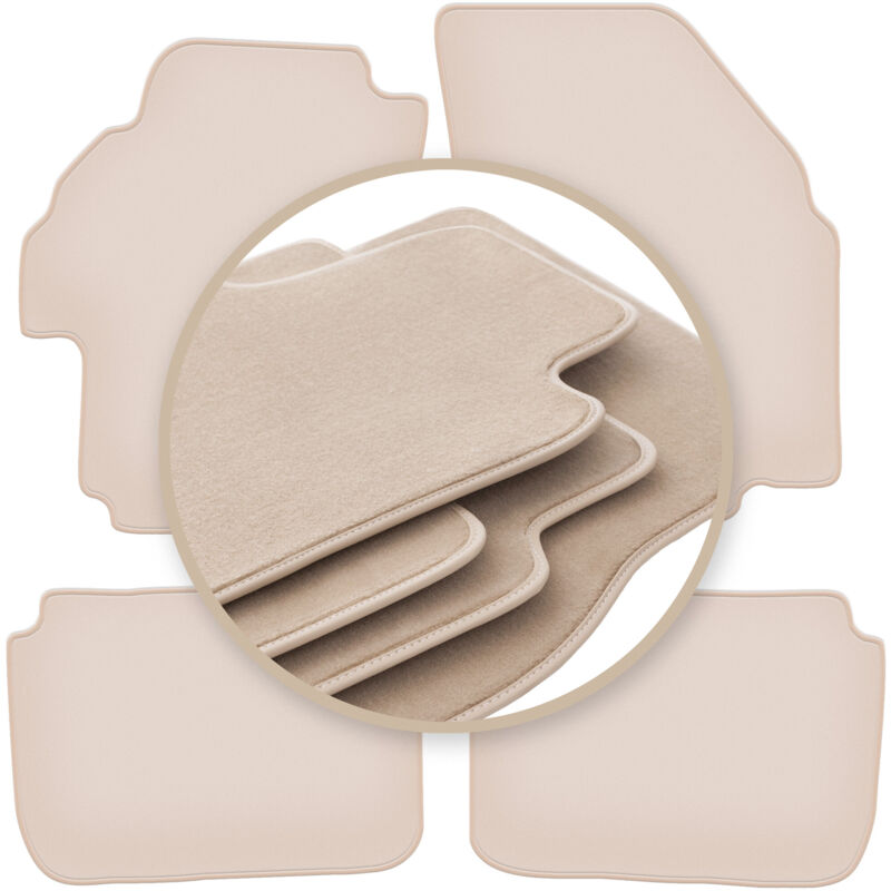 foto del prodotto tappetini beige premium per suzuki liana hatchback, berlina, station wagon 2001 2004