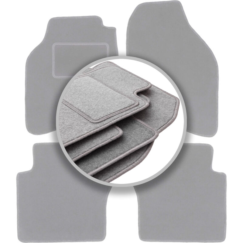 foto del prodotto tappetini grigi per auto honda city iv berlina 2002 2008 
