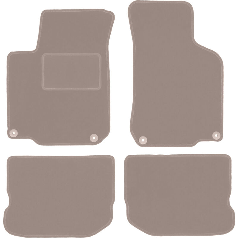foto del prodotto tappetini in velluto beige per volkswagen bora variante, station wagon, berlina 1997 2005 