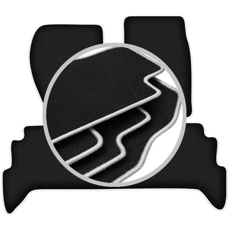 foto del prodotto tappetini auto carlux silver per land rover discovery i off road 1989 1998 