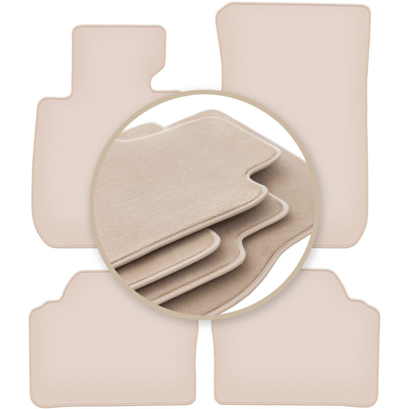 foto del prodotto tappetini beige premium per bmw 3 e91 station wagon, touring 2004 2011