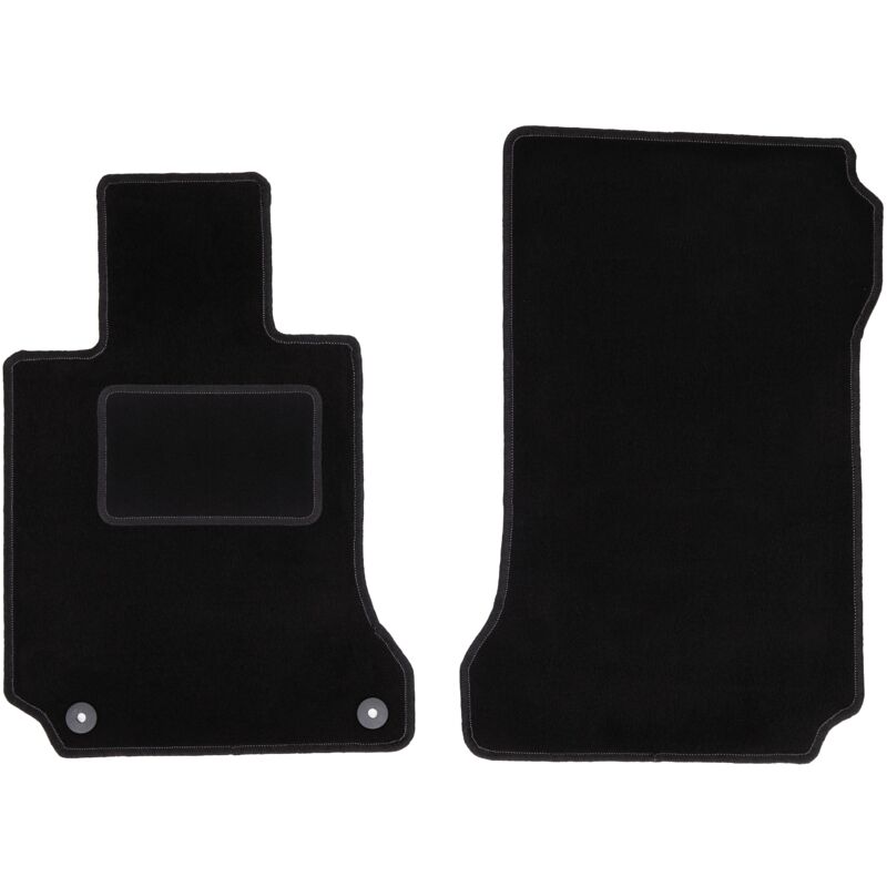 foto del prodotto tappetini anteriori neri per mercedes c w204 berlina, station wagon, coup 2007 2014 