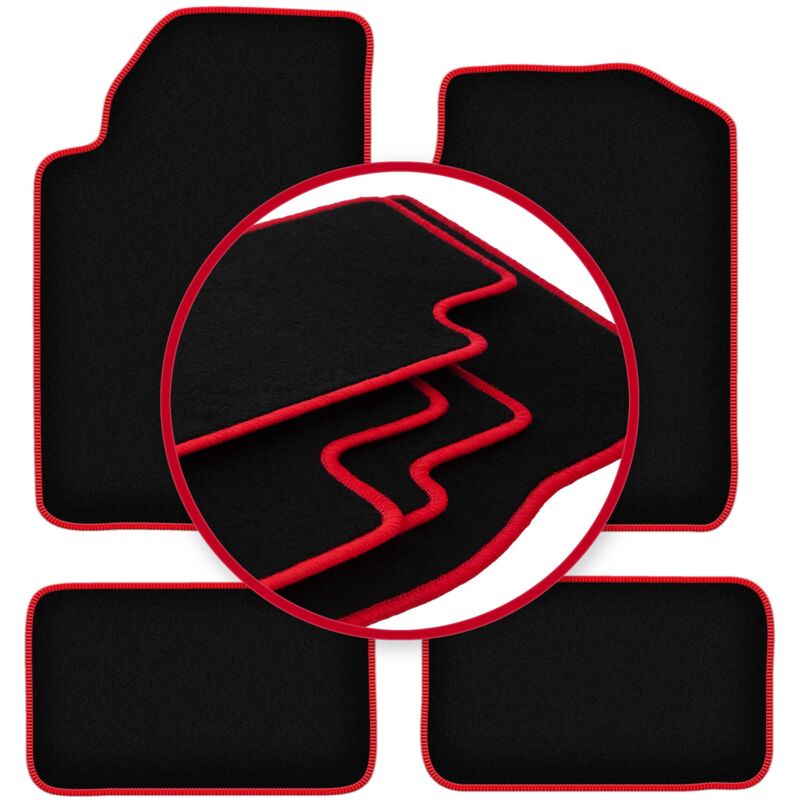 foto del prodotto tappetini auto carlux red per chrysler 300m berlina 1998 2004 