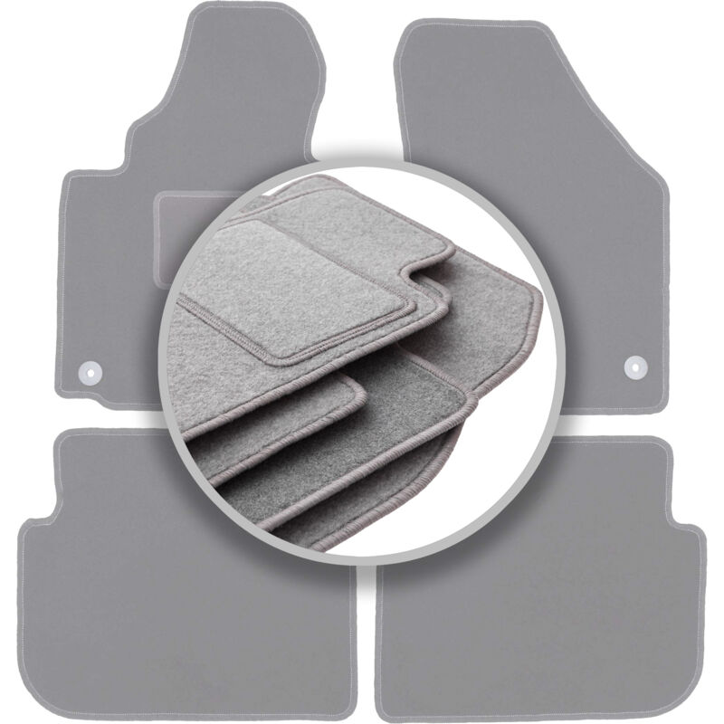 foto del prodotto tappetini auto grigi per volkswagen touran i fl monovolume 2010 2015 