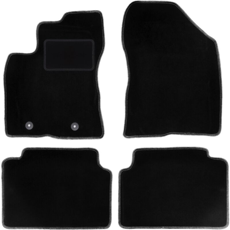 foto del prodotto tappetini in velluto nero per toyota avensis iii t27 station wagon, berlina, liftback 2009 2013 