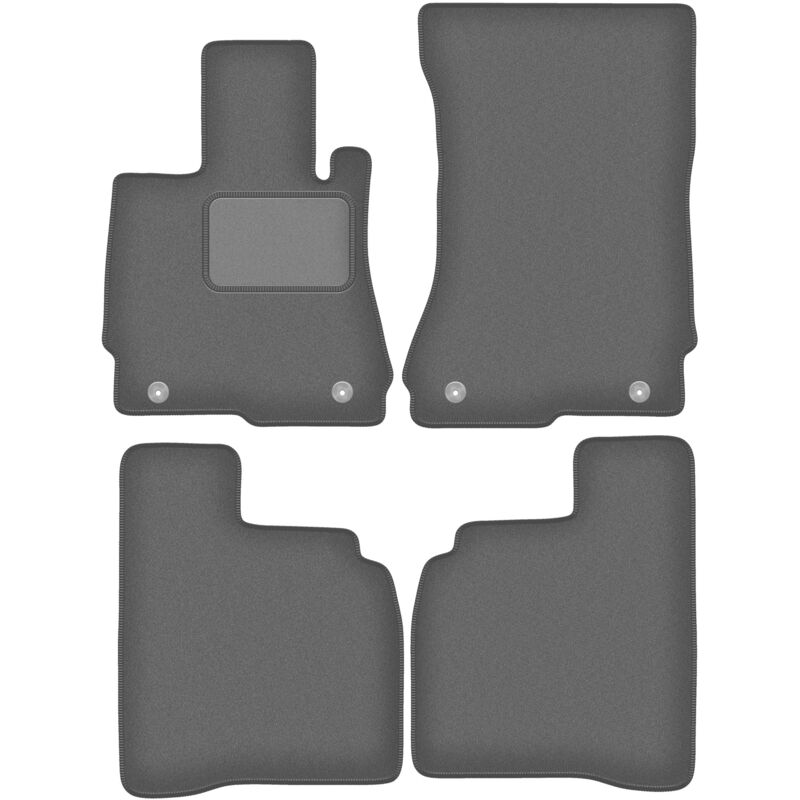foto del prodotto tappetini auto graphite per mercedes w221 classe s berlina lunga 2005 2013 