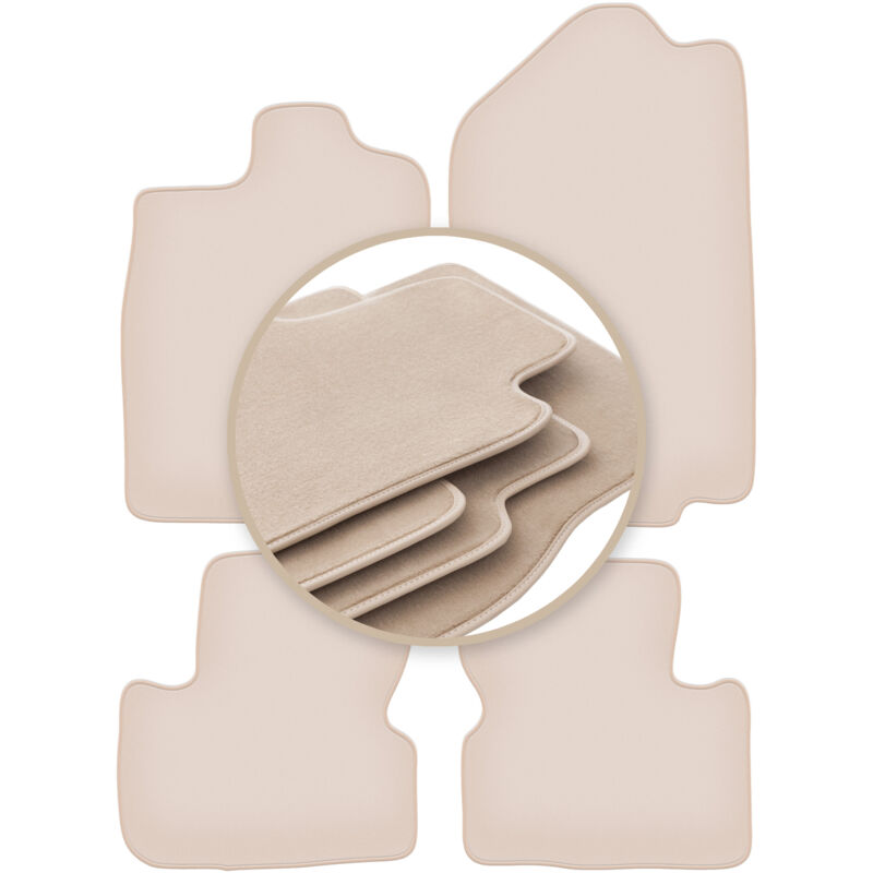 foto del prodotto tappetini beige premium per opel vectra a berlina, liftback, hatchback 1988 1995