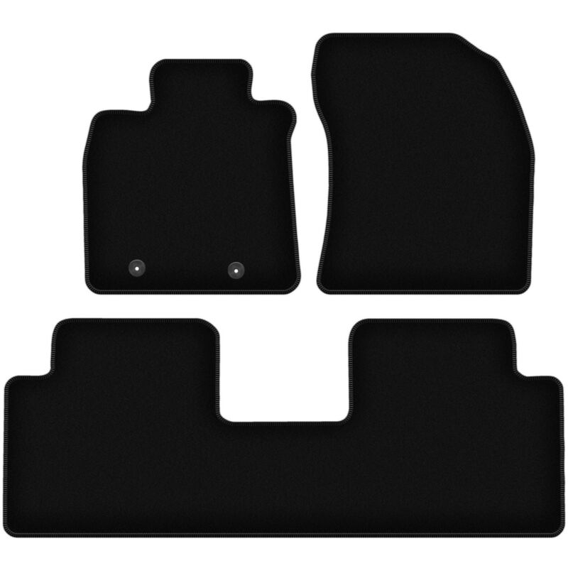 foto del prodotto tappetini basic in velluto nero per toyota avensis iii t27 station wagon, liftback, berlina 2009 2018 