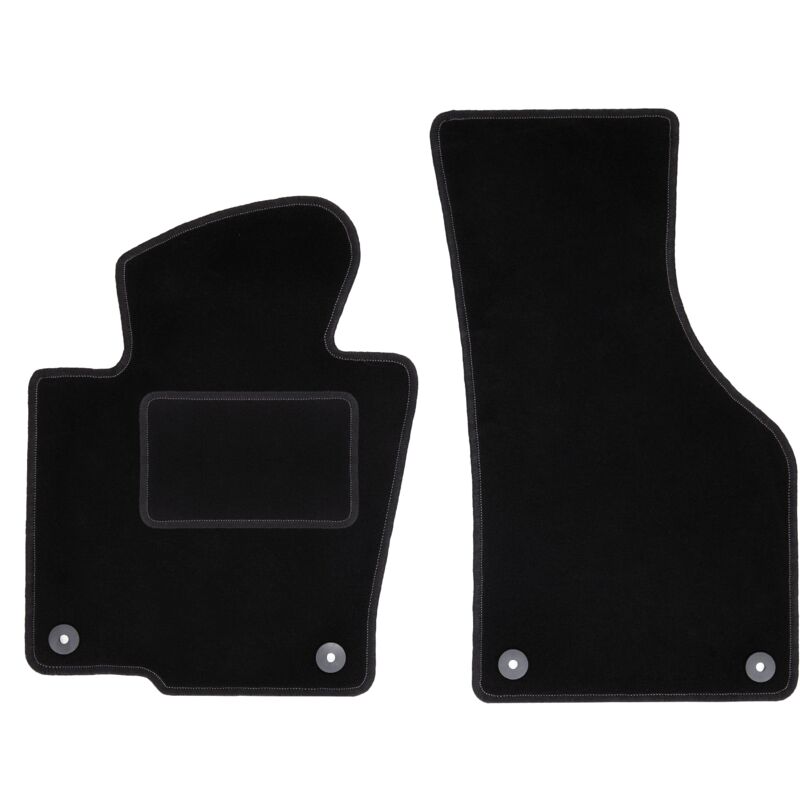 foto del prodotto tappetini anteriori neri per volkswagen passat cc coup 2008 2012 