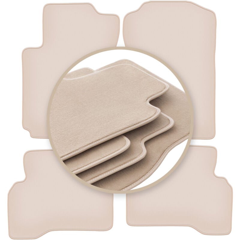 foto del prodotto tappetini beige premium per suzuki grand vitara ii 3 porte 2005 2014
