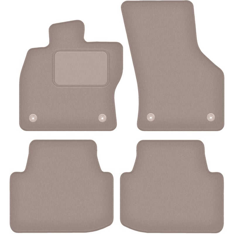 foto del prodotto tappetini in velluto beige per volkswagen passat b8 fl station wagon, berlina 2019 