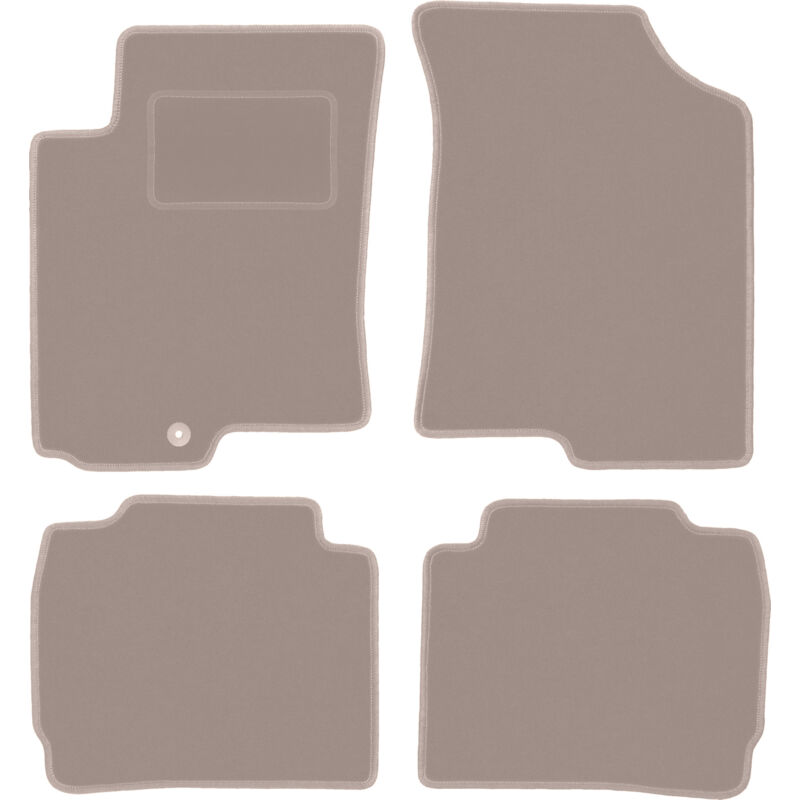 foto del prodotto tappetini in velluto beige per kia cerato hatchback, berlina 2004 2008 