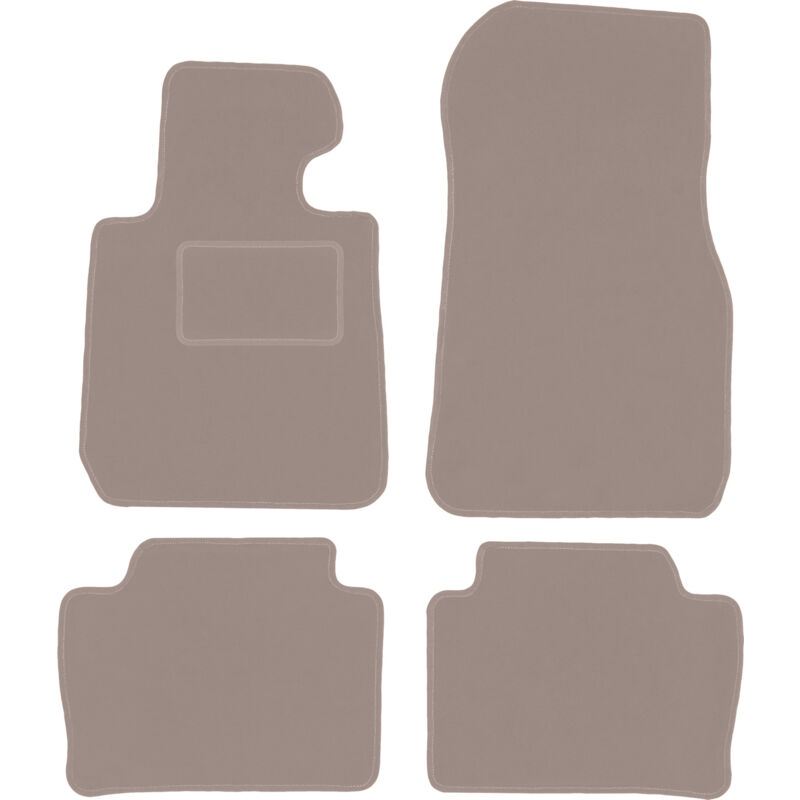 foto del prodotto tappetini in velluto beige per bmw 3 f31 station wagon, touring 2011 2018 