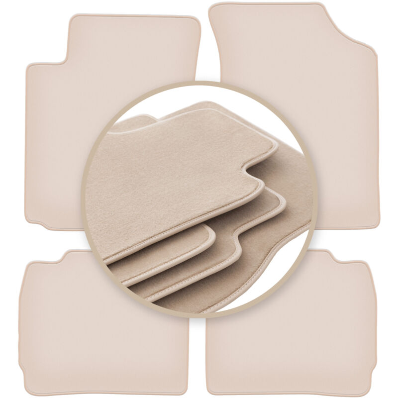 foto del prodotto tappetini beige premium per hyundai accent mc hatchback, berlina 2005 2011