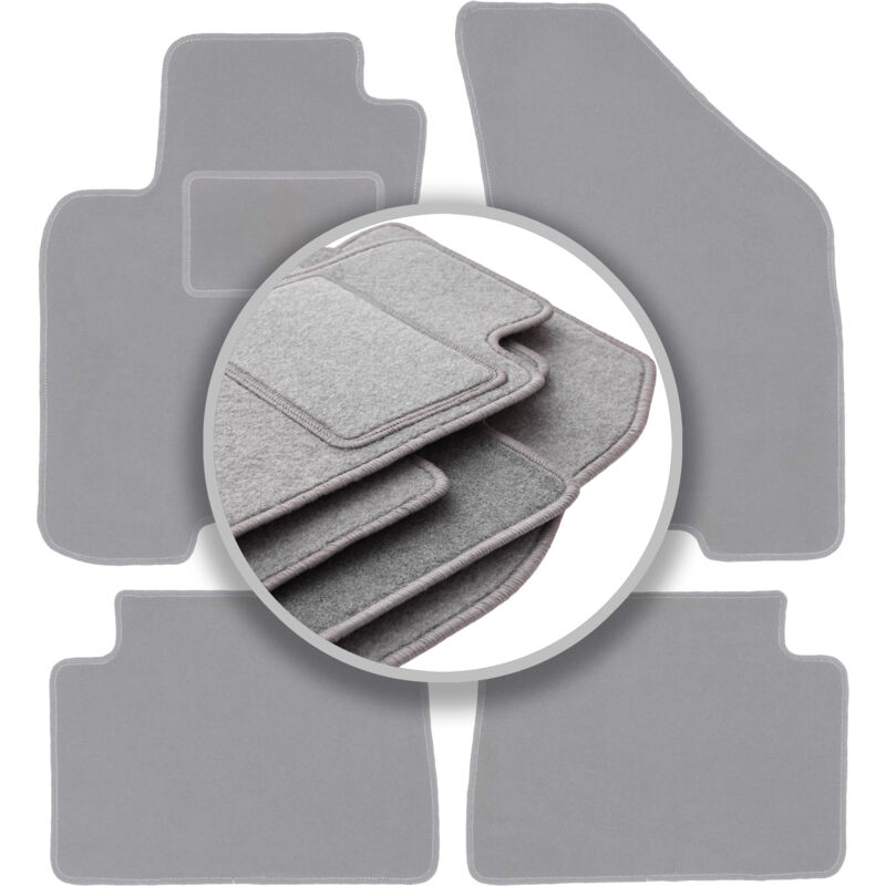 foto del prodotto tappetini grigi per auto chevrolet lacetti hatchback, berlina 2003 2012 