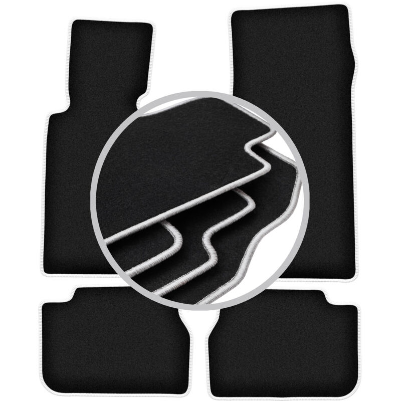 foto del prodotto tappetini auto carlux silver per bmw 7 e32 berlina 1986 1994 