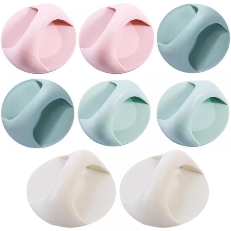 foto del prodotto snq 4 colori 8 pezzi maniglia per porta scorrevole autoadesiva, maniglia per finestra a bovindo, maniglia per porta di armadietto, maniglia per