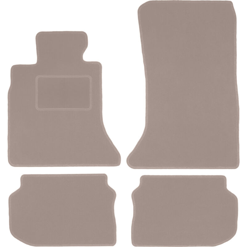 foto del prodotto tappetini in velluto beige per bmw 5 f10 berlina 2010 2013 