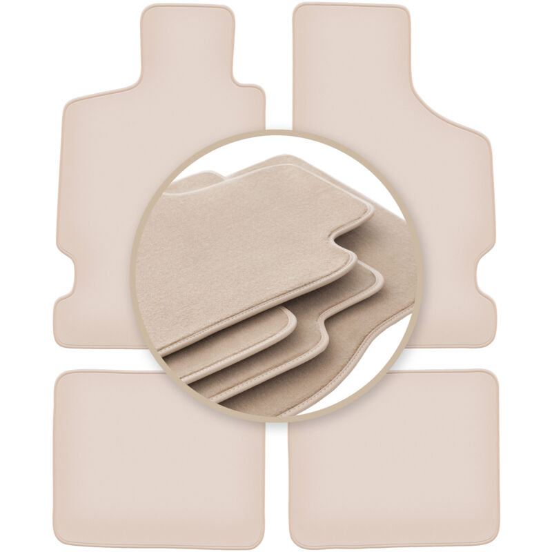 foto del prodotto tappetini beige premium per citroen saxo hatchback 1996 2003