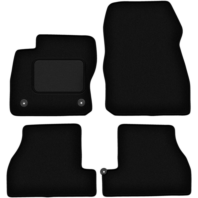 foto del prodotto tappetini in velluto nero per ford focus mk3 usa berlina, station wagon 2010 2019 
